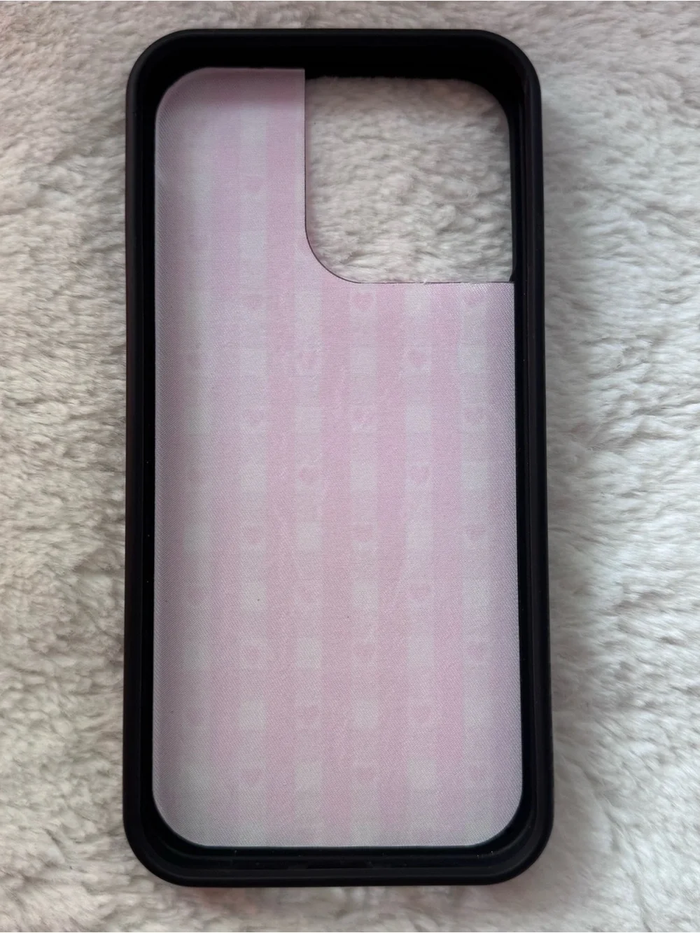 Wildflower iPhone Case X Gingham Hearts Pink